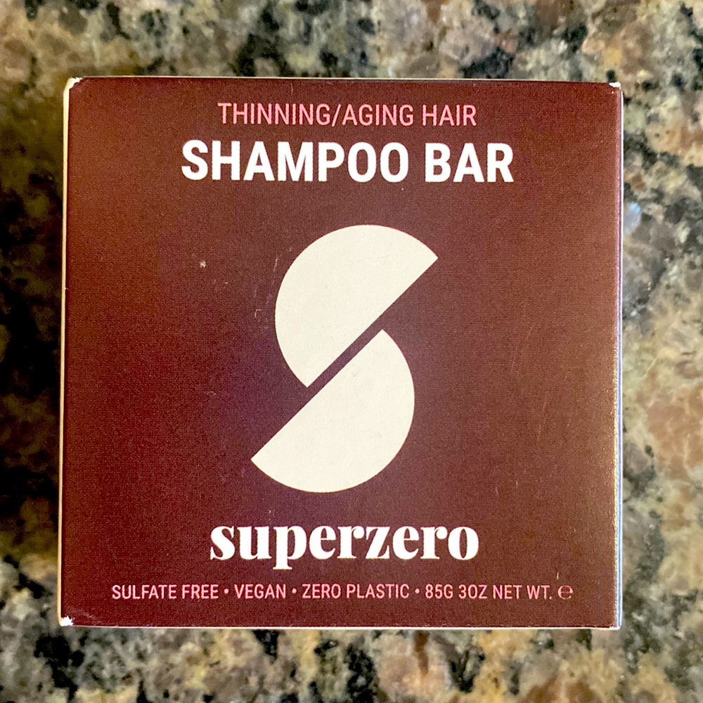 Superzero thinning hair/aging hair shampoo bar
